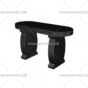 Лавочка каменная № 12