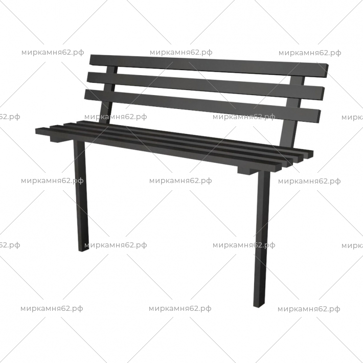 Лавочка металлическая № 2