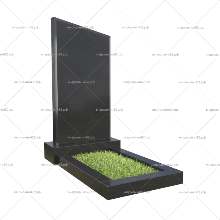 Памятник вертикальный с цветником С-3