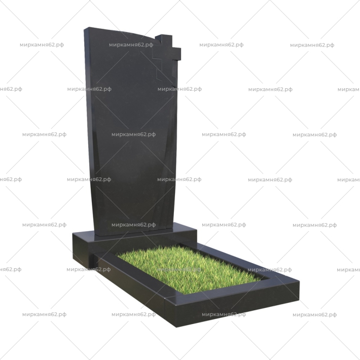 Памятник вертикальный с цветником С-20