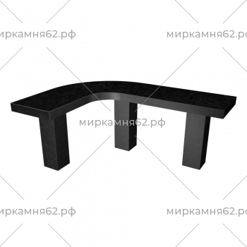 Лавочка каменная № 33