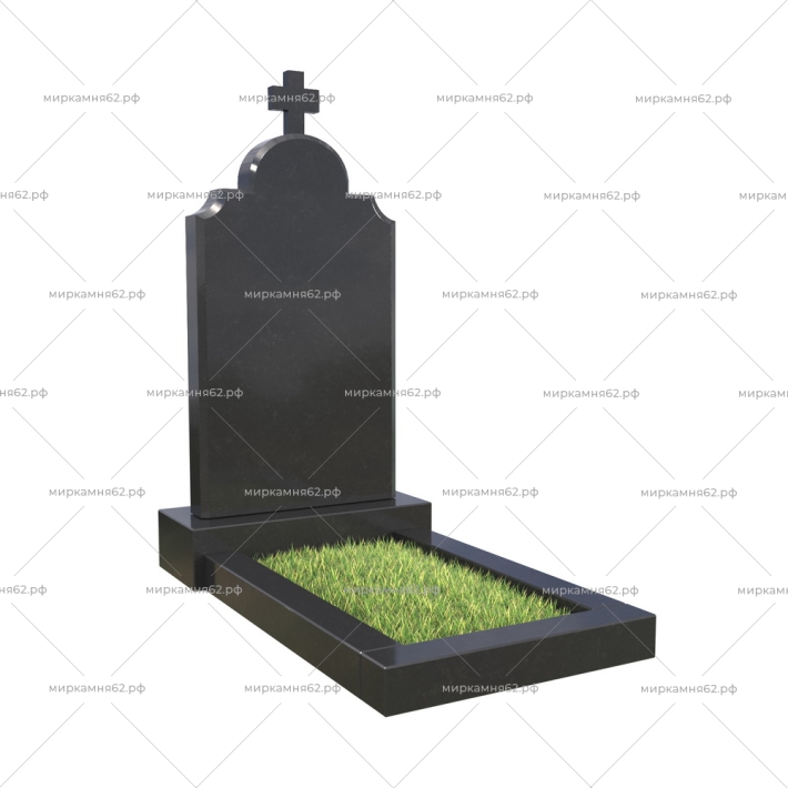 Памятник вертикальный с цветником С-37