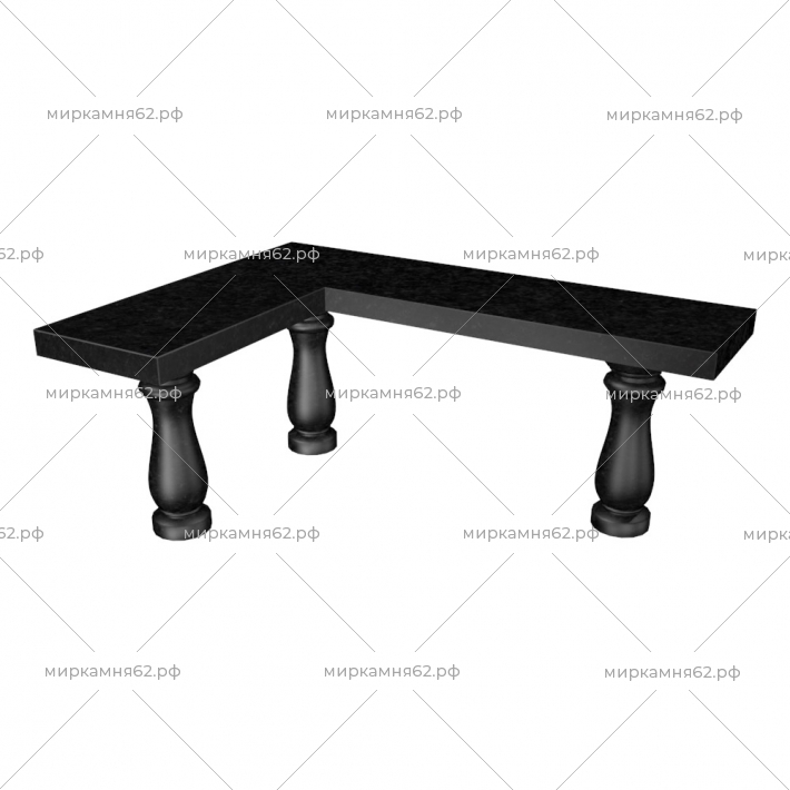 Лавочка каменная № 30