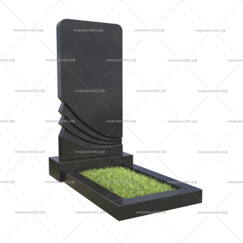 Памятник вертикальный с цветником С-19