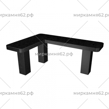 Лавочка каменная № 28