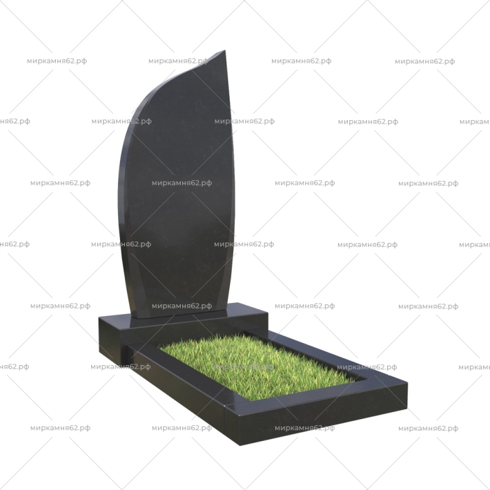 Памятник вертикальный с цветником С-17