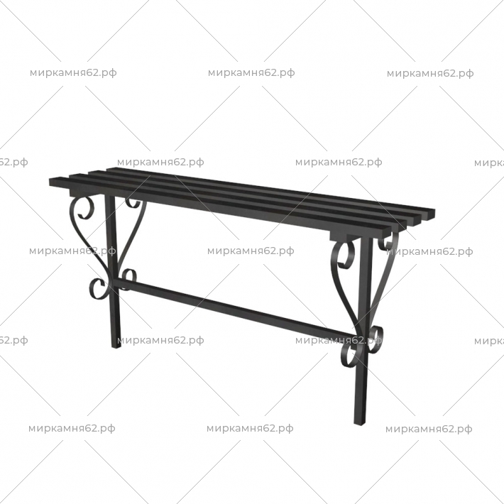 Лавочка металлическая № 7