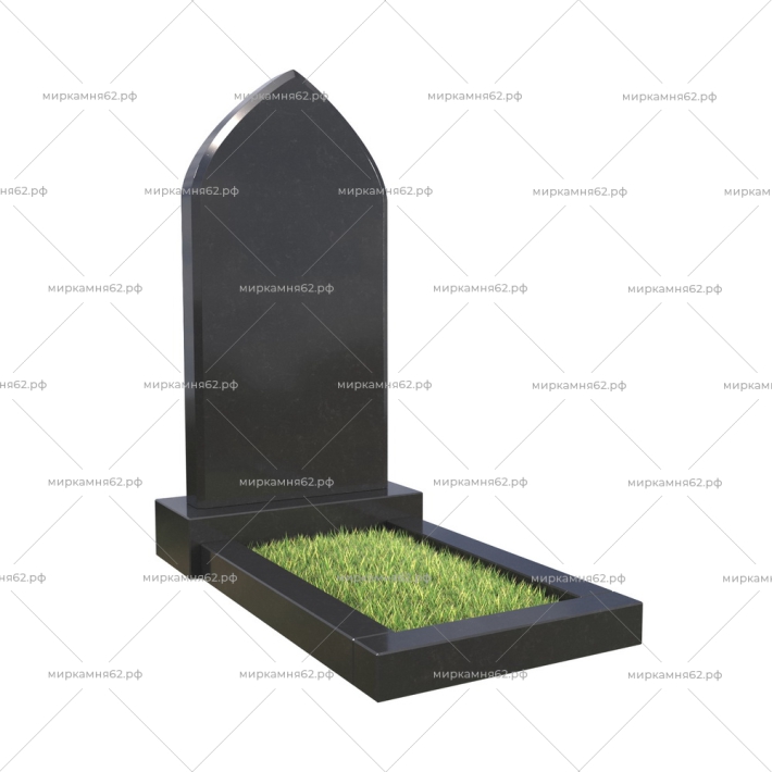 Памятник вертикальный с цветником С-11