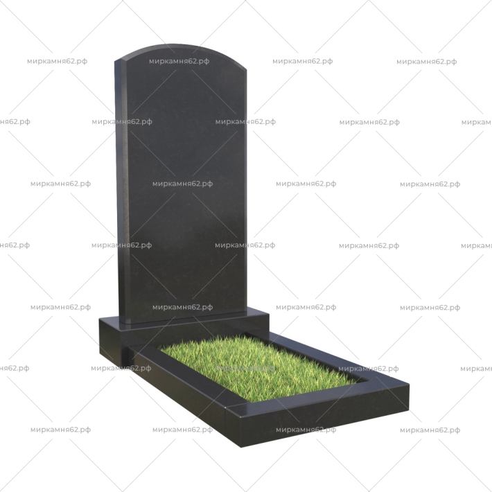 Памятник вертикальный с цветником С-4